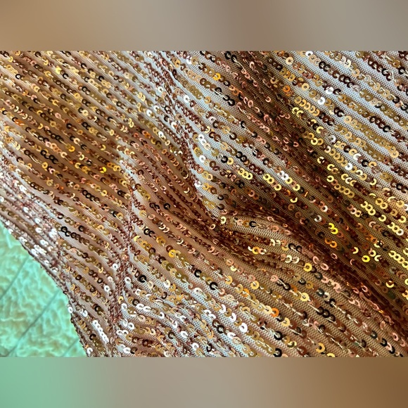 LOFT Shimmering Sequin Camisole - Rose Gold - Picture 8 of 8